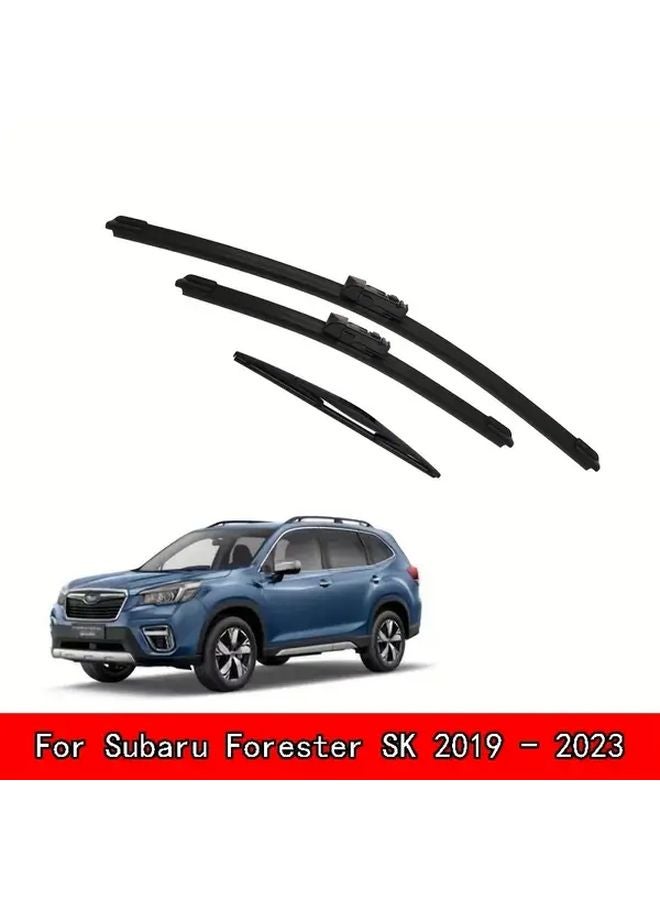 OBI STARFISH مجموعة مساحات السيليكون 3 قطع 26 16 14 بوصة لسيارة سوبارو فورستر 2019 2023 - Image 1